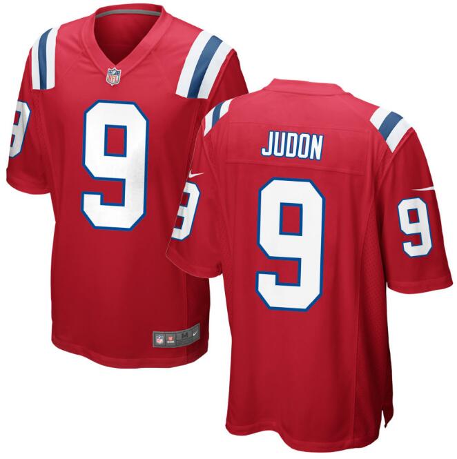 Men's New England Patriots #9 Matthew Judon Red Game NFL Nike Limited Jersey