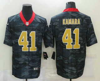 Men's New Orleans Saints #41 Alvin Kamara 2020 Camo Limited Stitched Nike NFL Jersey