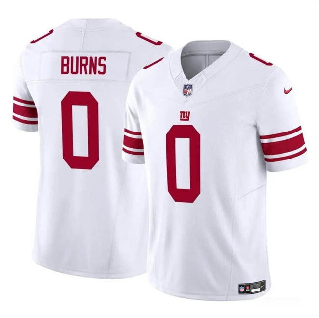 Men's New York Giants #0 Brian Burns White 2023 F.U.S.E. Vapor Untouchable Limited Football Stitched Jersey