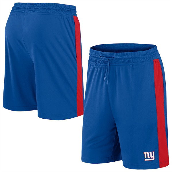 Men's New York Giants Blue Performance Shorts