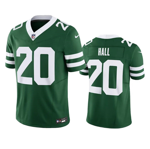Men's New York Jets #20 Breece Hall Green 2024 F.U.S.E. Vapor Limited Football Stitched Jersey