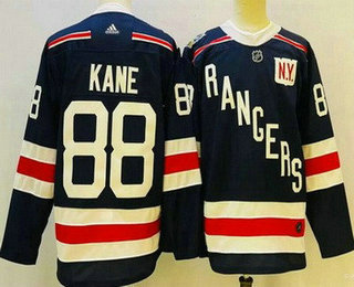 Men's New York Rangers #88 Patrick Kane Navy 2018 Winter Classic Authentic