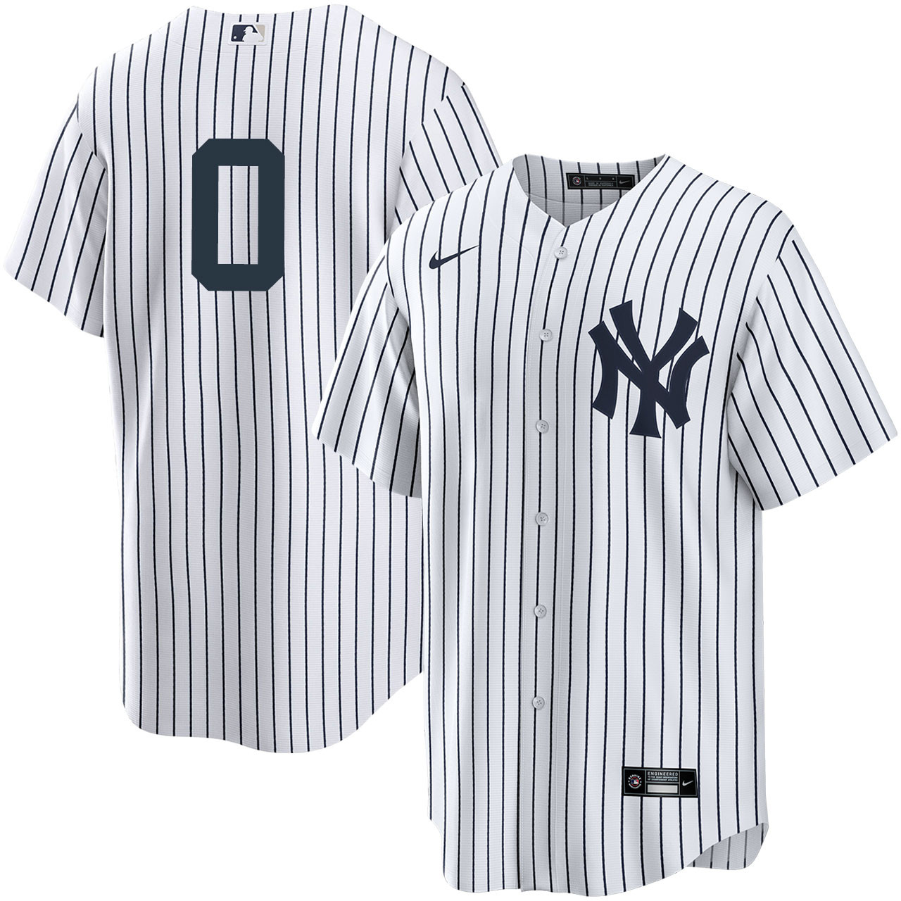 Men's New York Yankees #0 Marcus Stroman No Name White Cool Base Stitched Jersey