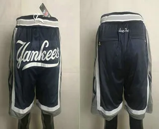 Men's New York Yankees Navy Blue Just Don Shorts Swingman Shorts