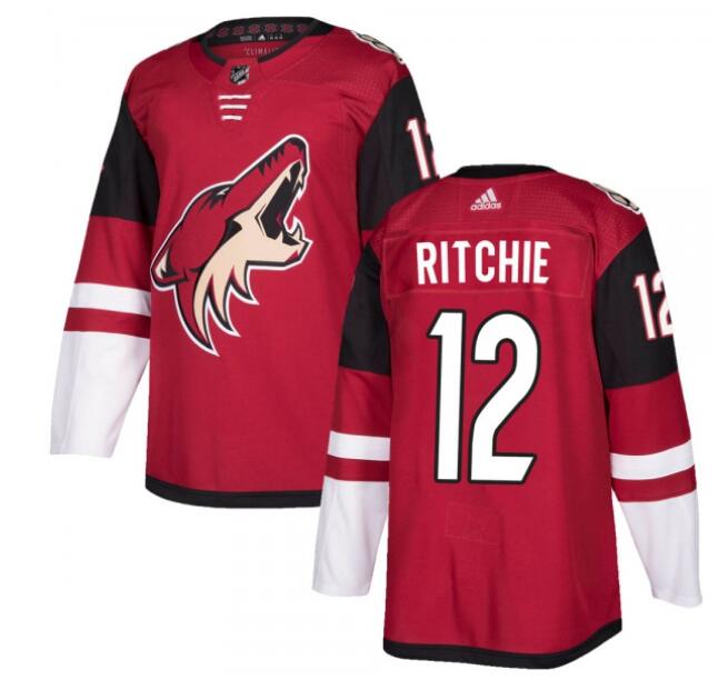 Men's Nick Ritchie Arizona Coyotes #12 Adidas Maroon Home Jersey
