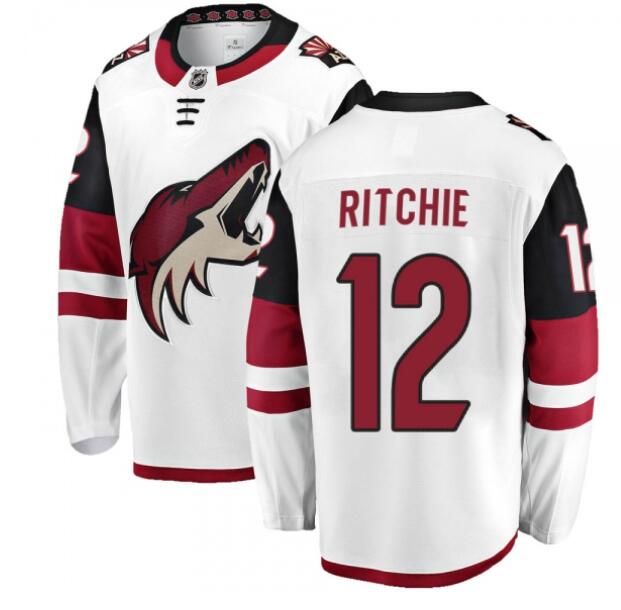 Men's Nick Ritchie Arizona Coyotes #12 Branded Away Jersey