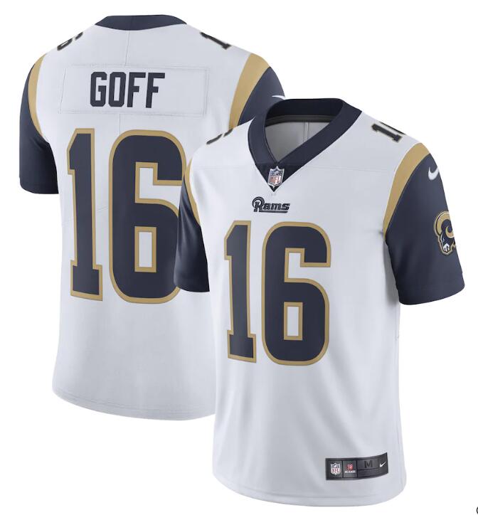 Men's Nike Jared Goff White Los Angeles Rams Vapor Untouchable Limited Jersey