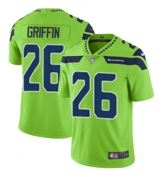 Men's Nike Seattle Seahawks #26 Shaquill Griffin Elite Green Rush Vapor Untouchable NFL Jersey