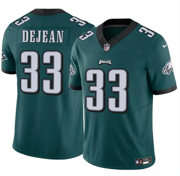 Men's Philadelphia Eagles #33 Cooper DeJean Green 2024 Draft F.U.S.E. Vapor Untouchable Limited Football Stitched Jersey