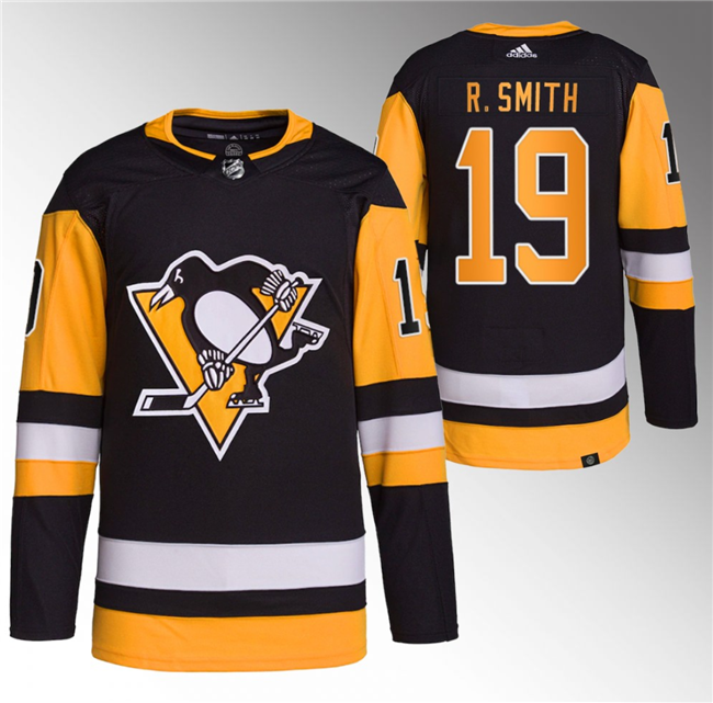 Men's Pittsburgh Penguins #19 Reilly Smith Black Stitched Jersey1