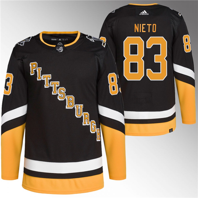 Men's Pittsburgh Penguins #83 Matt Nieto Black 2021-22 Alternate Primegreen Stitched Jersey