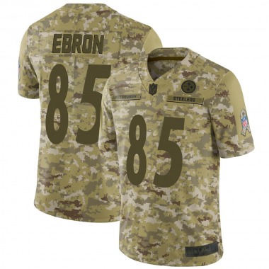 Men's Pittsburgh Steelers #85 Eric Ebron 2018 Salute to Service Jersey - Camo Limited