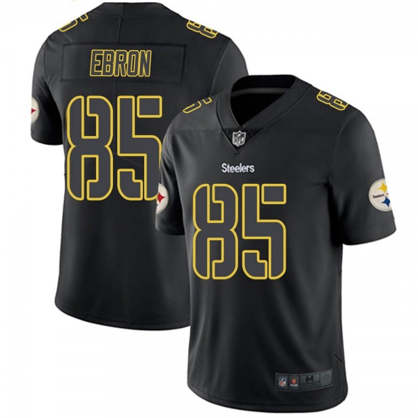 Men's Pittsburgh Steelers #85 Eric Ebron Jersey - Black Impact Limited