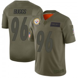 Men's Pittsburgh Steelers #96 Isaiah Buggs Limited Camo 2019 Salute to Service Jersey