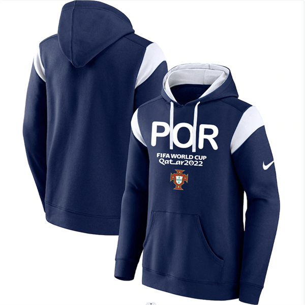 Men's Portugal Navy 2022 FIFA World Cup Soccer Hoodie