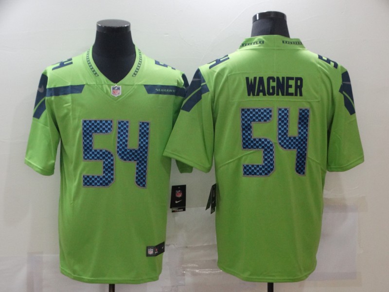 Men's Seattle Seahawks #54 Bobby Wagner Green 2017 Vapor Untouchable Stitched NFL Nike Limited Jersey