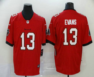 Men's Tampa Bay Buccaneers #13 Mike Evans Red 2020 NEW Vapor Untouchable Stitched NFL Nike Limited Jerseys