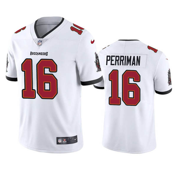Men's Tampa Bay Buccaneers #16 Breshad Perriman White Vapor Untouchable Limited Stitched Jersey