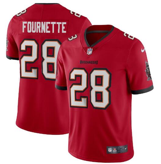 Men's Tampa Bay Buccaneers #28 Leonard Fournette New Red Vapor Untouchable Limited Stitched Jersey