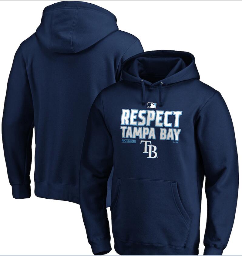 Men's Tampa Bay Rays Navy 2020 Postseason Collection Pullover Hoodie