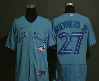 Men's Toronto Blue Jays #27 Vladimir Guerrero Jr. Blue Stitched MLB Flex Base Nike Jersey