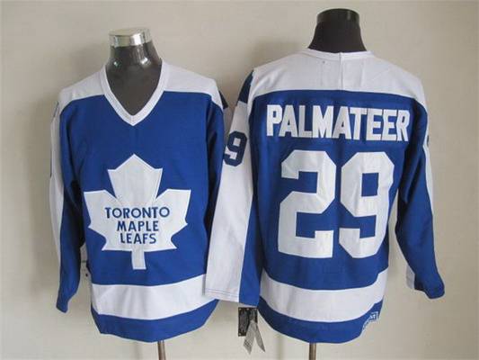 Men's Toronto Maple Leafs #29 Felix Potvin 1982-83 Blue CCM Vintage Throwback Jersey