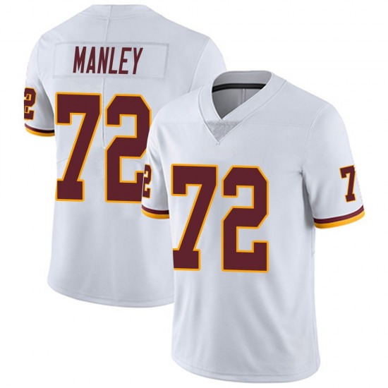 Men's Washington Football #72 Dexter Manley Football Team White Limited Vapor Untouchable Nike Jersey