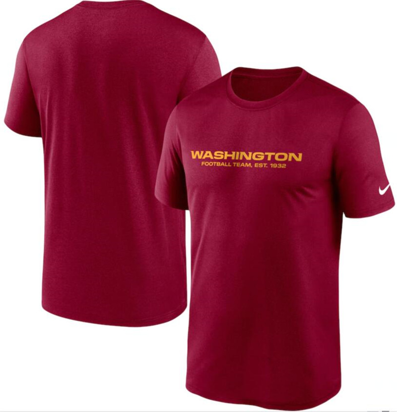 Men's Washington Football Team Nike Burgundy Logo Essential Legend
