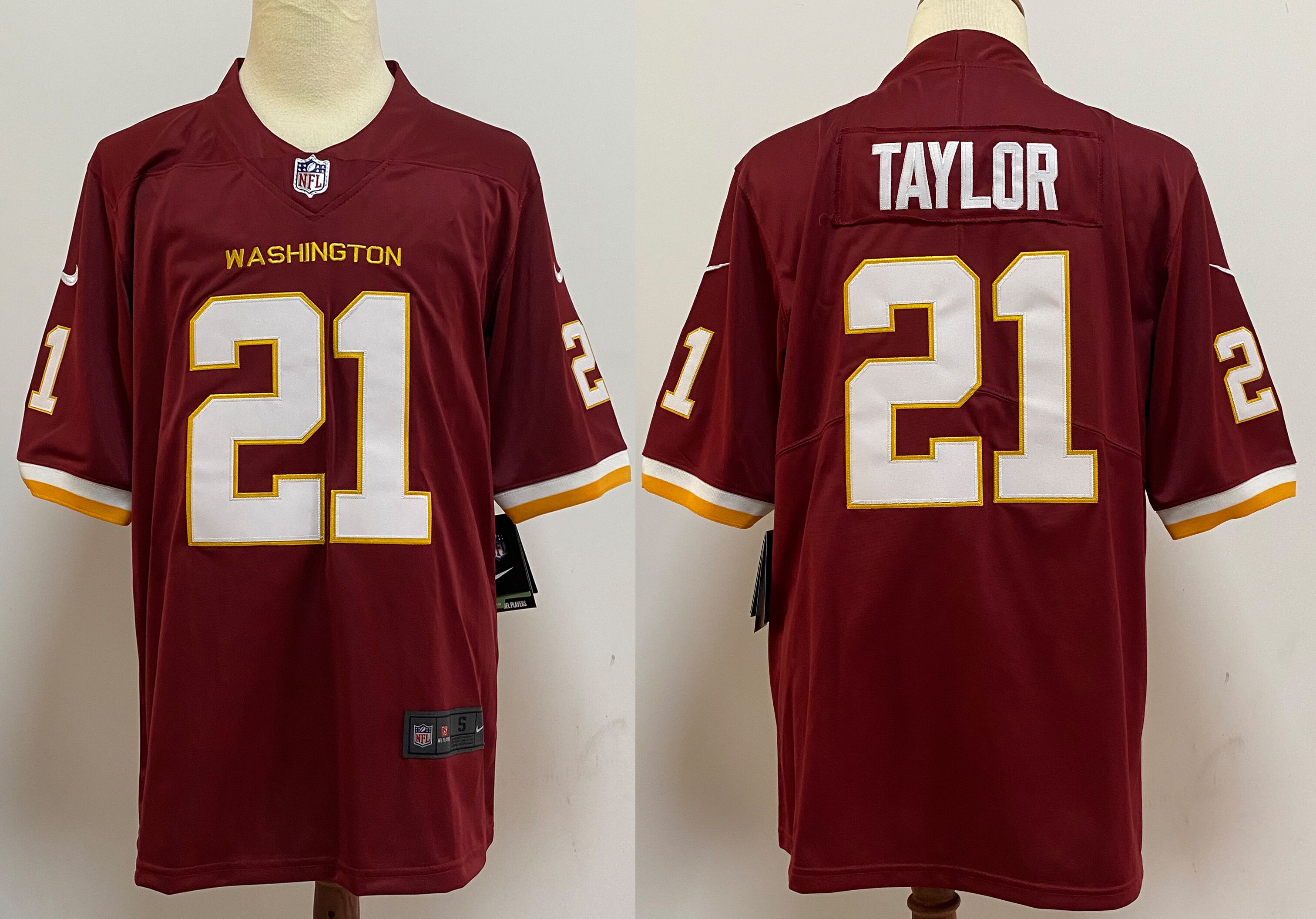 Men's Washington Redskins #21 Sean Taylor Burgundy Red NEW 2020 Vapor Untouchable Stitched NFL Nike Limited Jersey