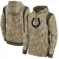 Men Indianapolis Colts Nike Camo 2021 Salute To Service Therma
