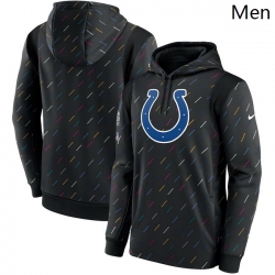 Men Indianapolis Colts Nike Charcoal 2021 NFL Crucial Catch Therma Pullover Hoodie