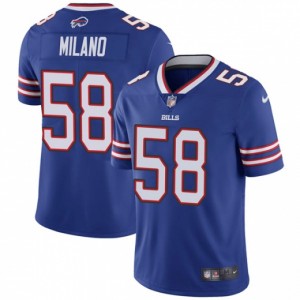 Men Matt Milano #58 Buffalo Bills Vapor Untouchable Limited Royal Jersey – All Stitched, Embroidery