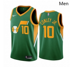 Men Utah Jazz 10 Mike Conley Green NBA Swingman 2020 21 Earned Edition Jersey