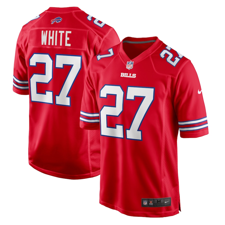 Men's Buffalo Bills #27 Tre'Davious White Red Game Jersey