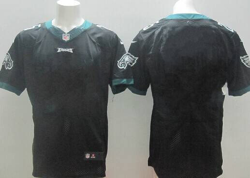 Men's Philadelphia Eagles Nike Black Customized 2014 Elite Jersey