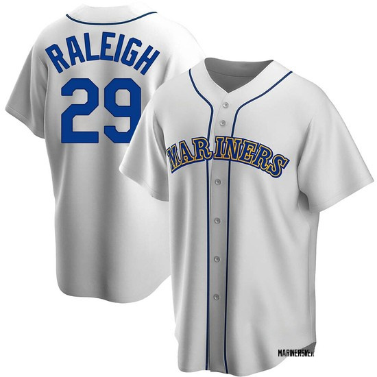 Mens Seattle Mariners #29 Cal Raleigh Authentic Alternate Jerseys