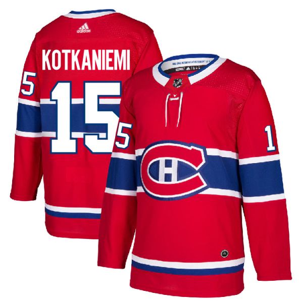 Montreal Canadiens #15 Jesperi Kotkaniemi - Adidas Authentic Jersey - Home