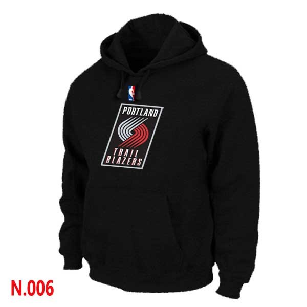NBA Blazers Pullover Hoodie Black