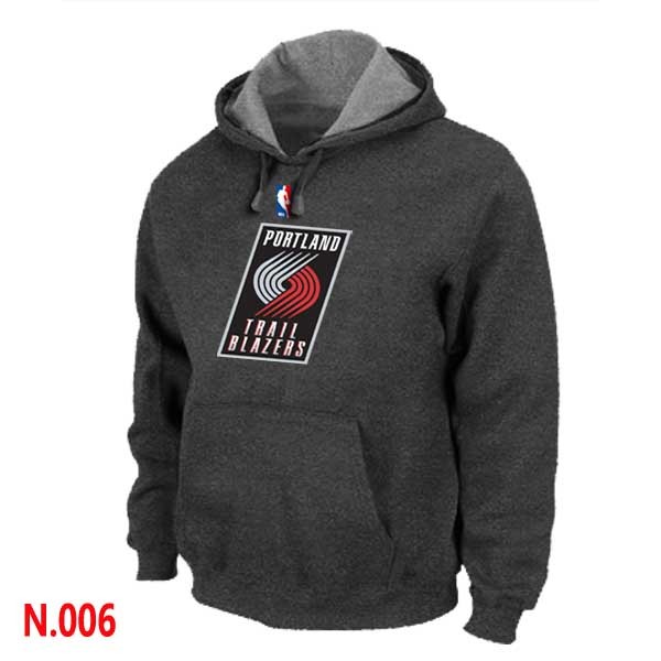 NBA Blazers Pullover Hoodie D.Grey