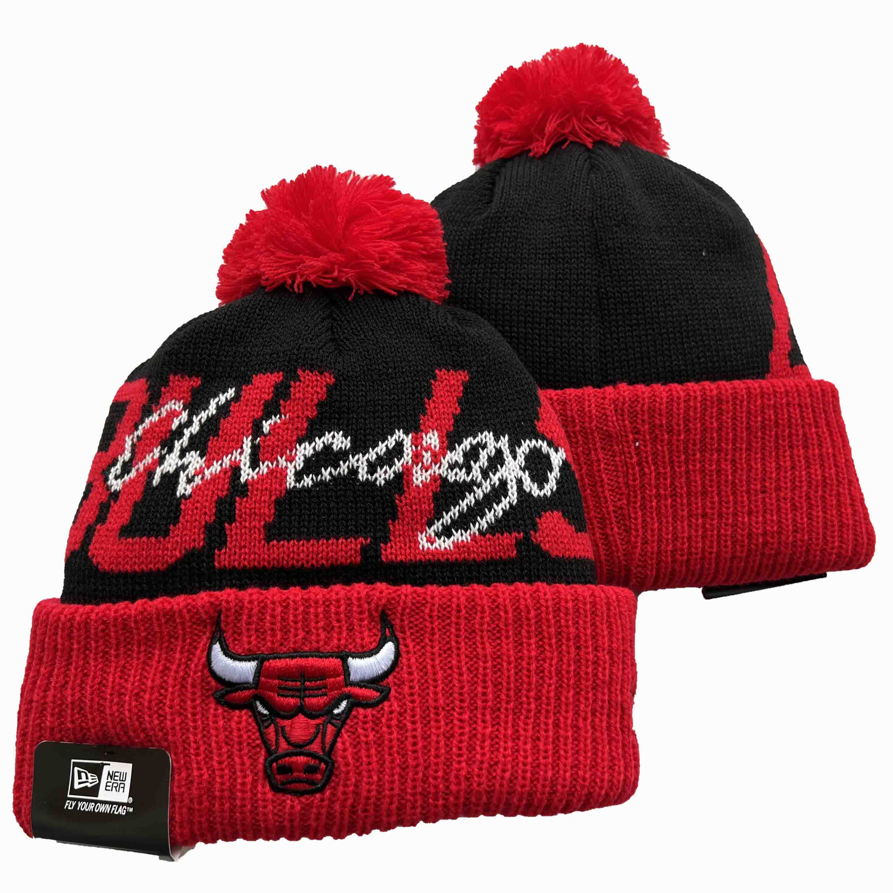 NBA Chicago Bulls Beanies Knit Hats-YD457