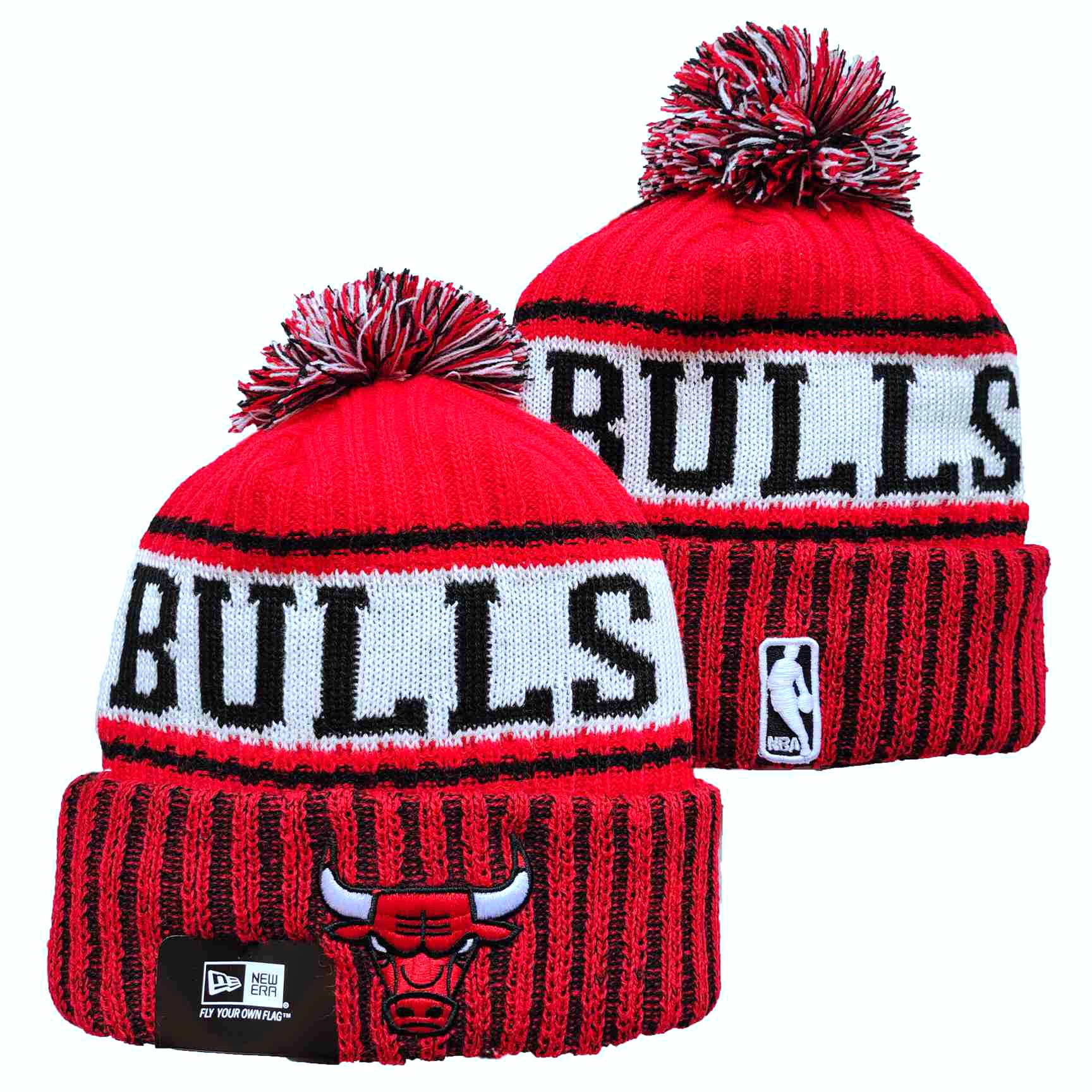 NBA Chicago Bulls Beanies Knit Hats-YD461