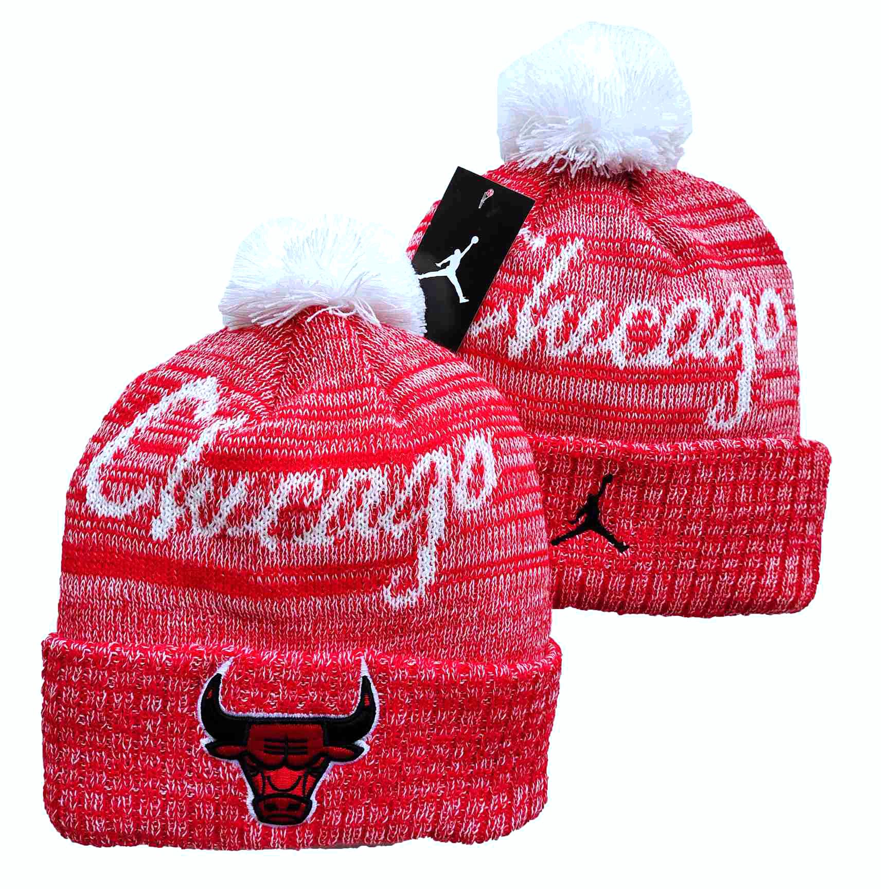 NBA Chicago Bulls Beanies Knit Hats-YD462