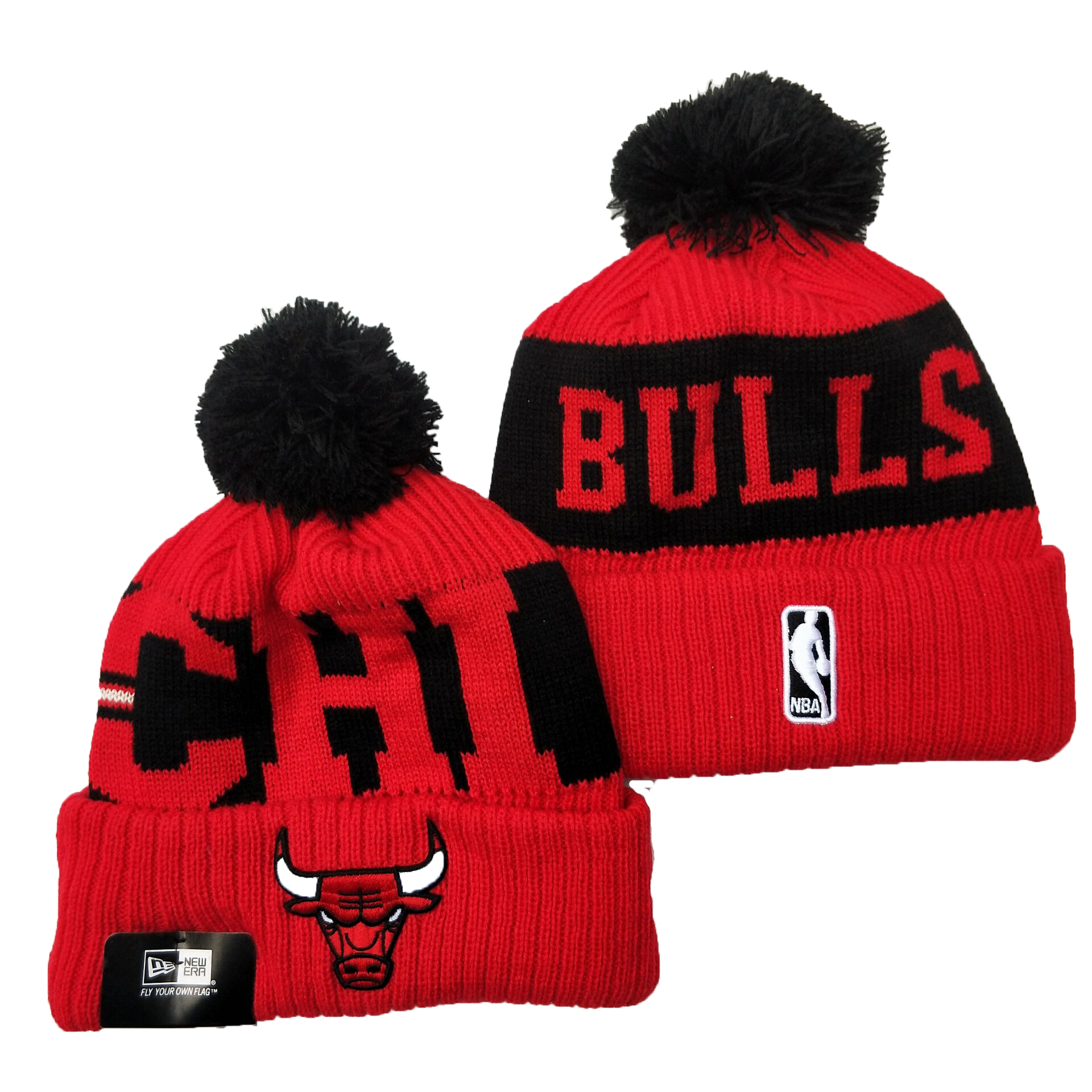 NBA Chicago Bulls Beanies Knit Hats-YD471