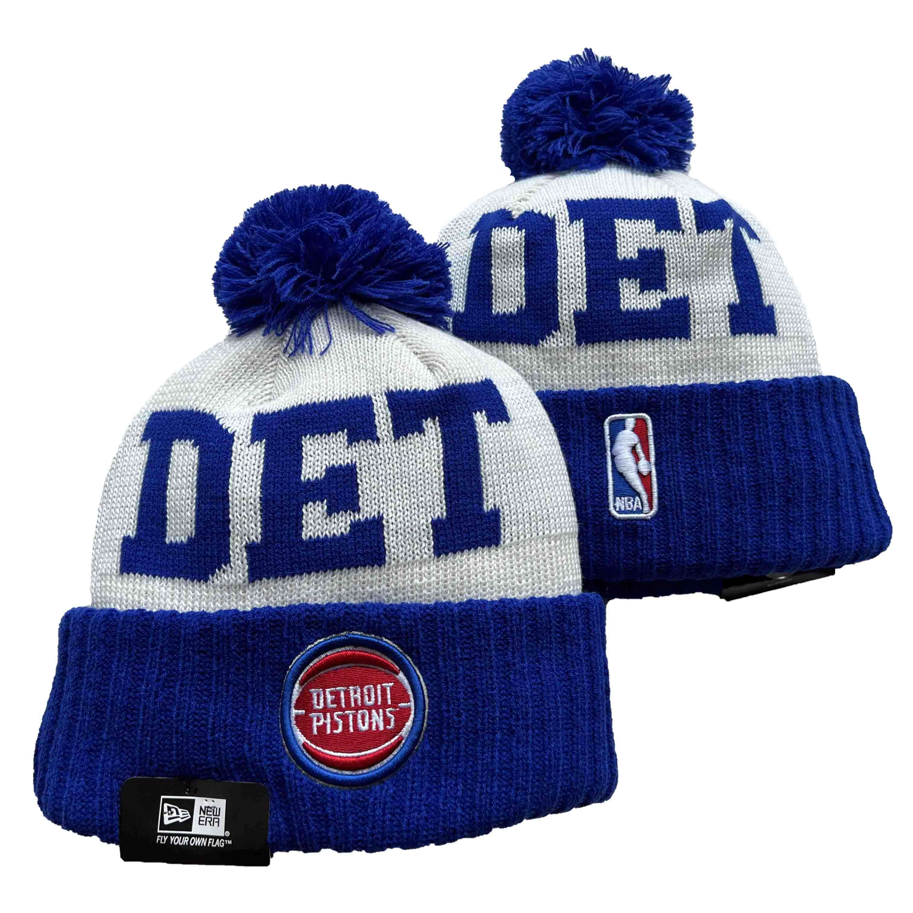 NBA Detroit Pistons Beanies Knit Hats-YD501