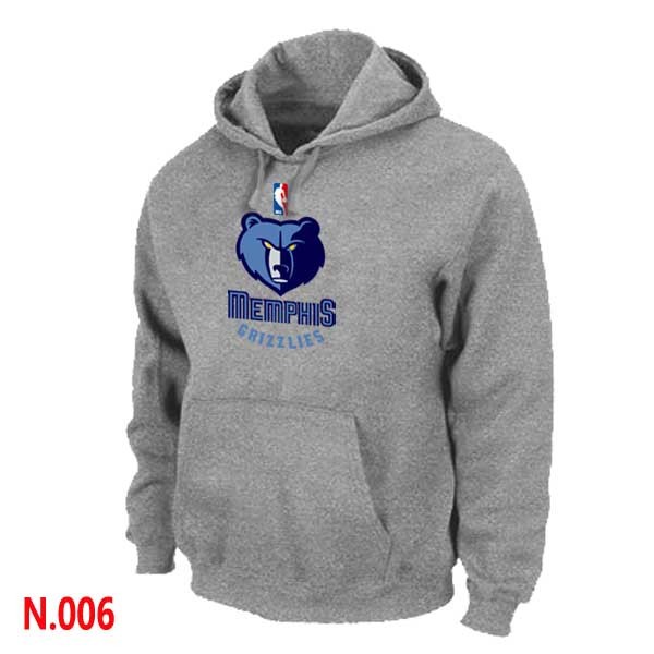 NBA Grizzlies Pullover Hoodie L.Grey