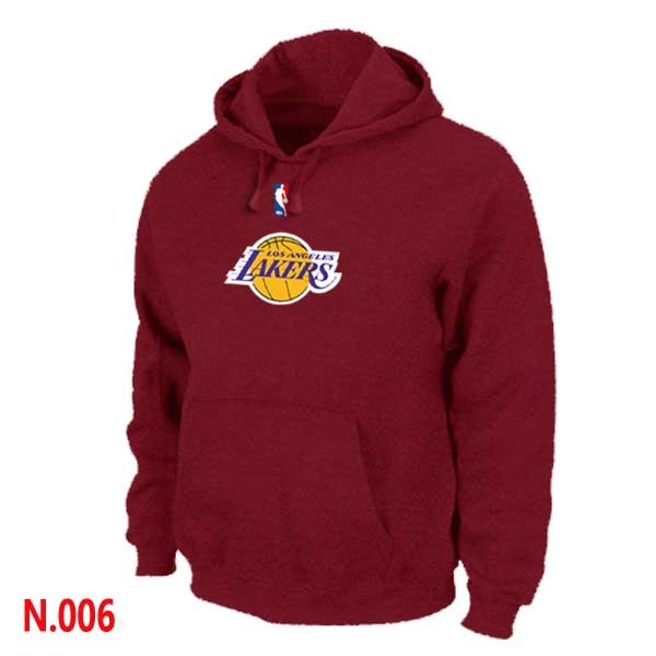 NBA Lakers Pullover Hoodie Red