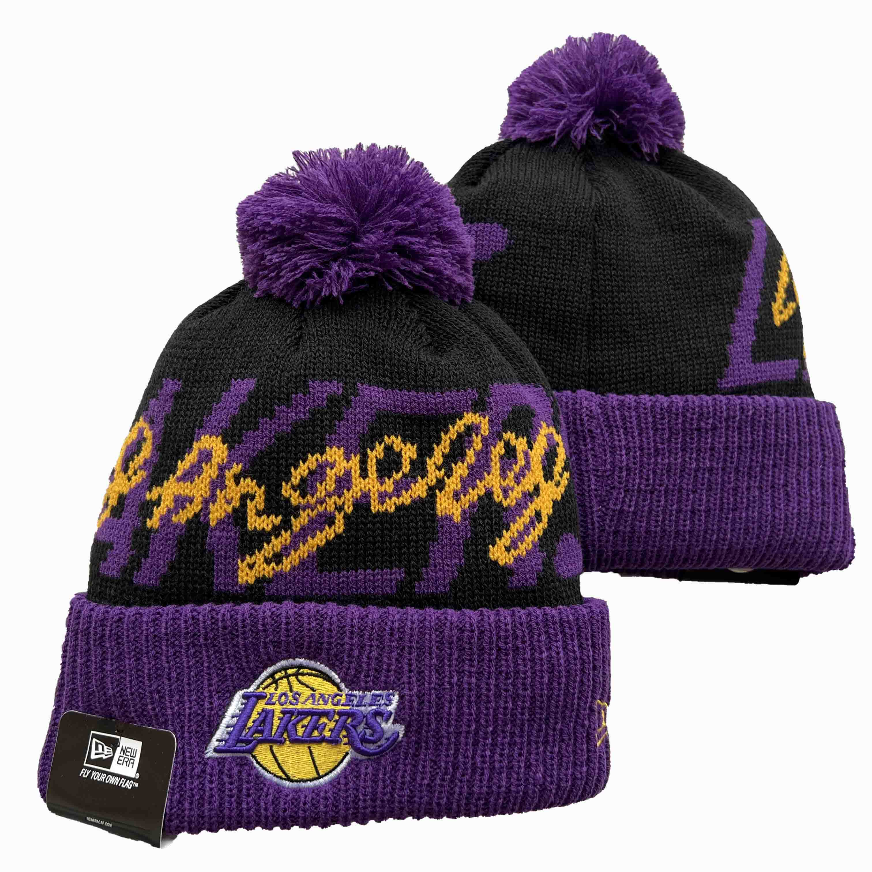 NBA Los Angeles Lakers Beanies Knit Hats-YD489
