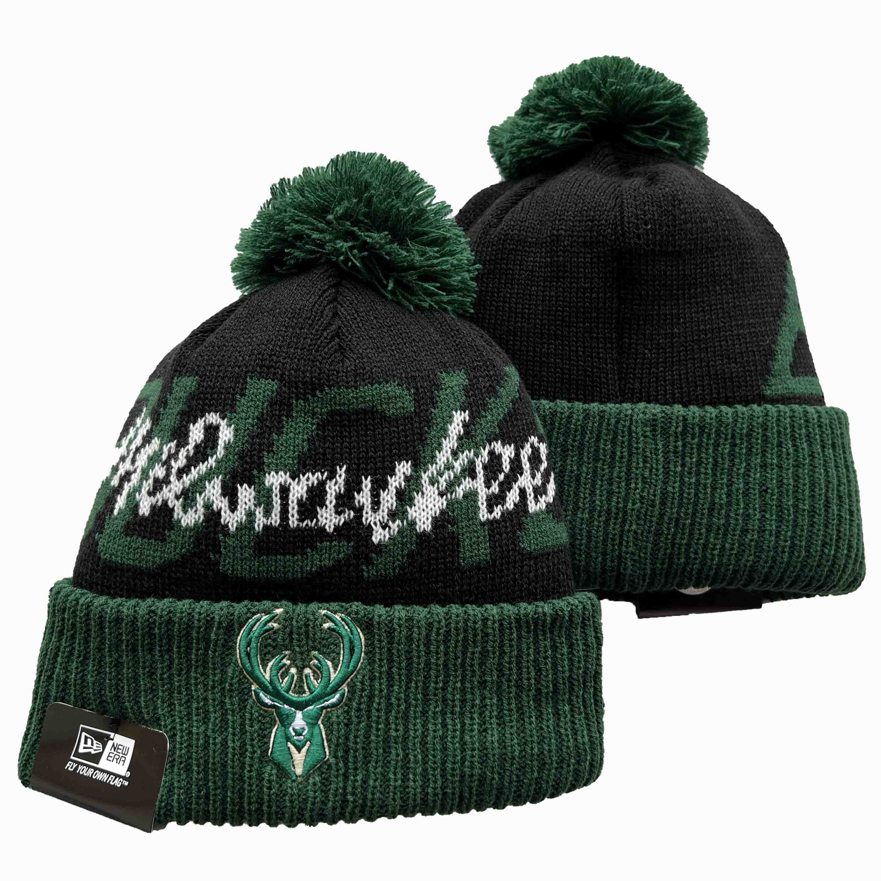 NBA Milwaukee Bucks Beanies Knit Hats-YD518
