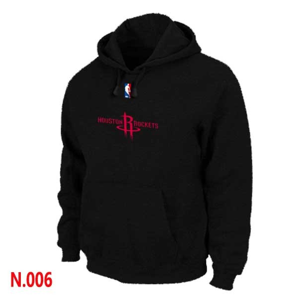 NBA Rockets Pullover Hoodie Black