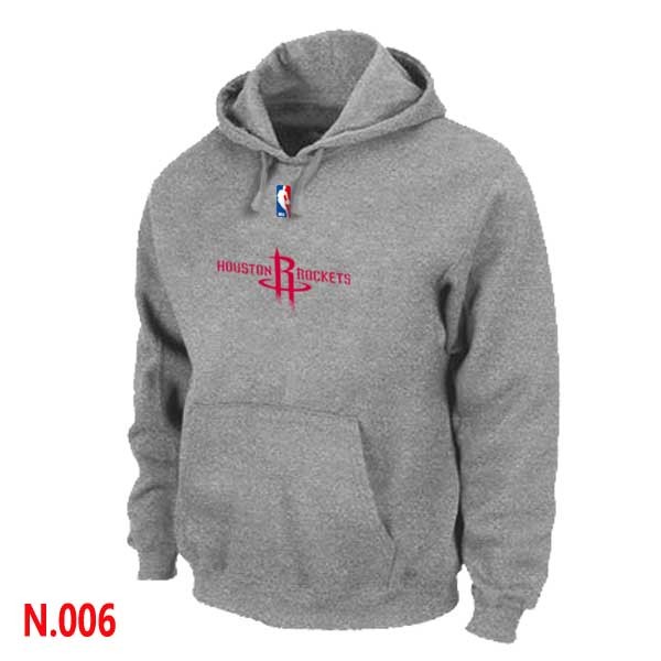 NBA Rockets Pullover Hoodie L.Grey